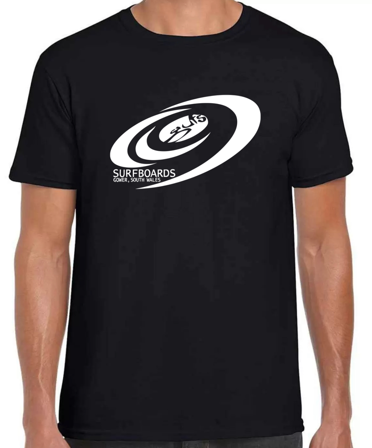 Black Guts swirl logo t-shirt
