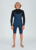 Vissla New Seas 2-2 Long Sleeve Spring U-Zip Wetsuit