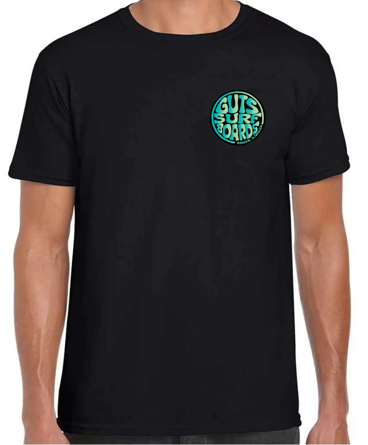 Black Guts retro logo T-shirt