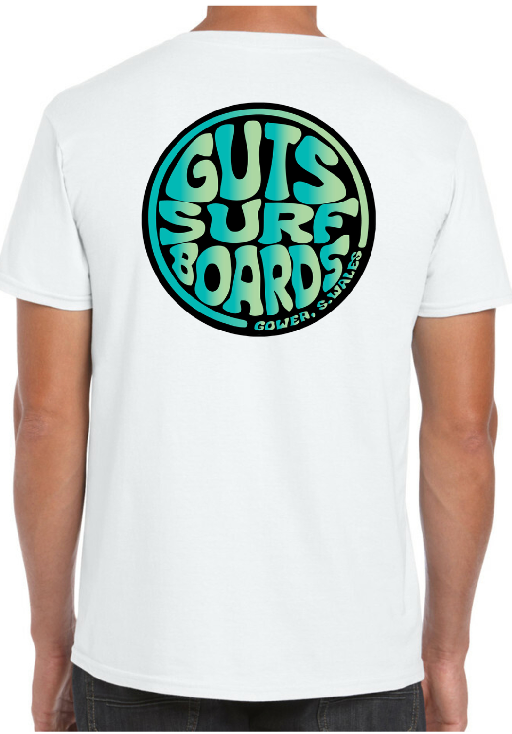 White Guts retro logo T-shirt