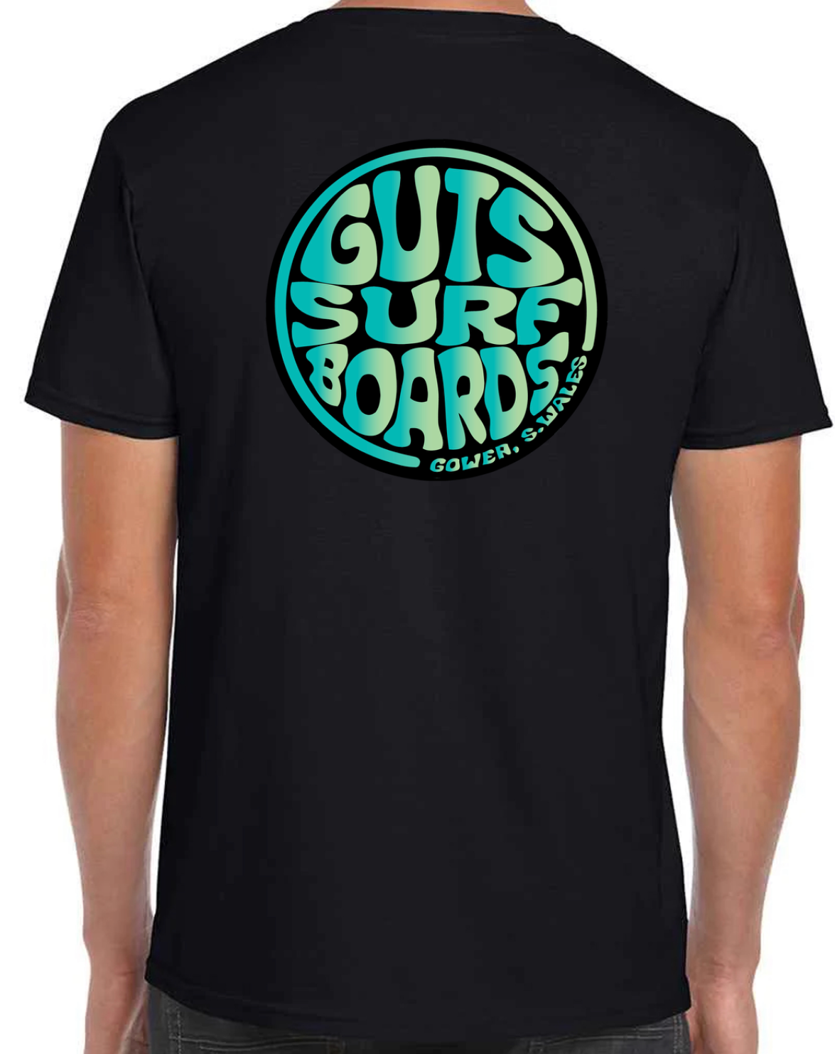 Black Guts retro logo T-shirt