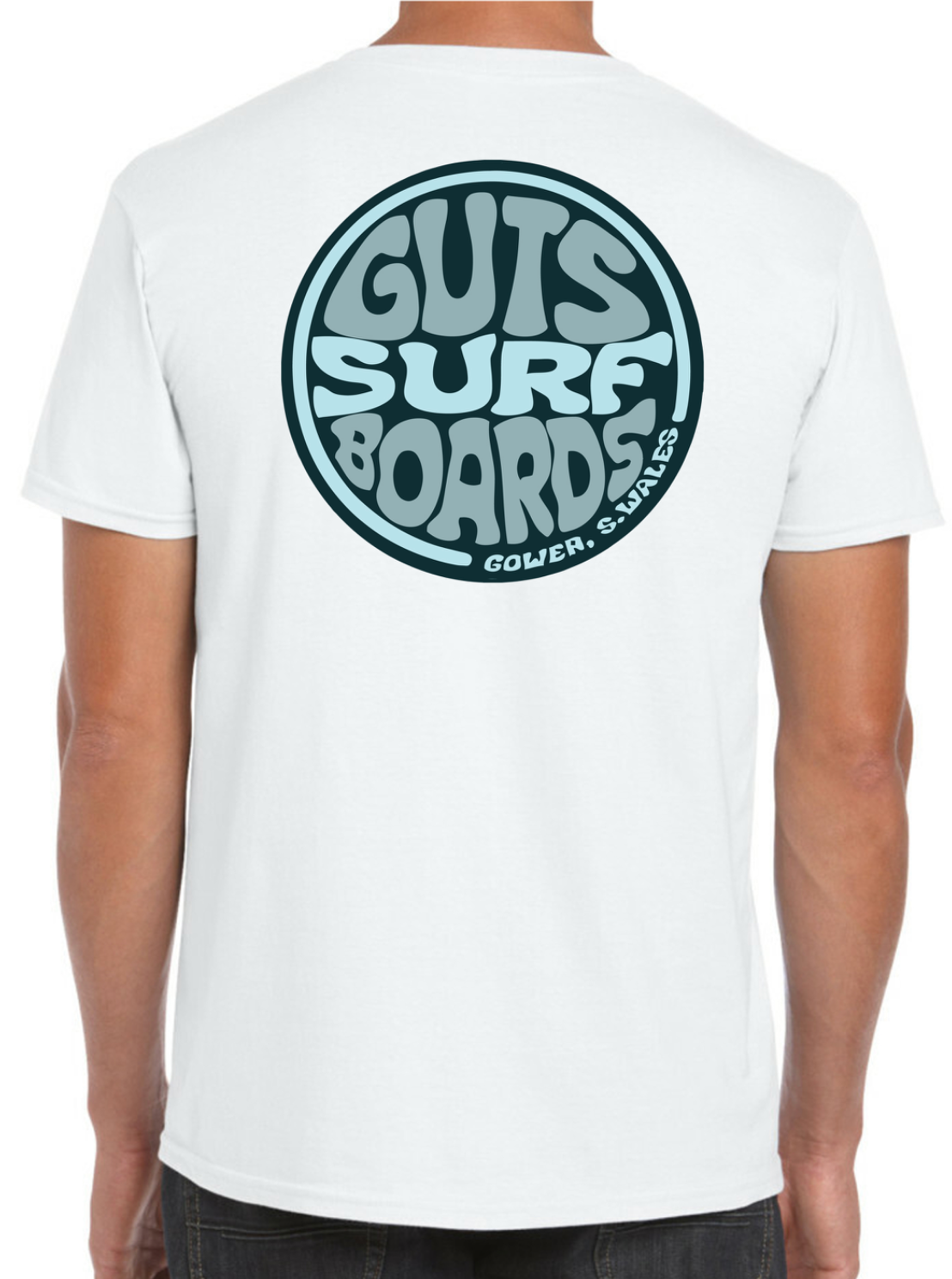 White Guts retro logo T-shirt
