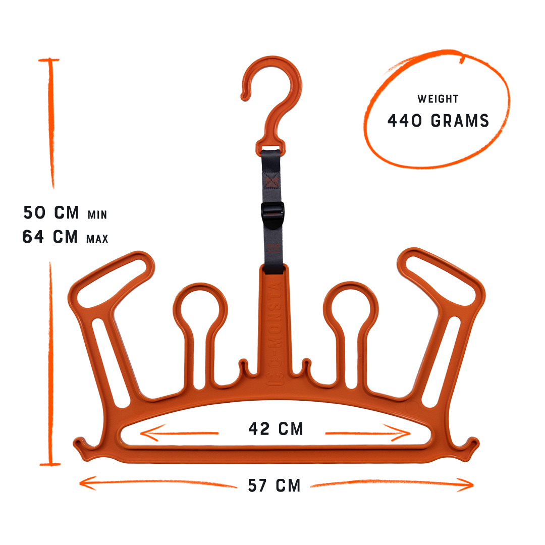 C-Monsta Wetsuit Hanger V2 - Orange (UK)