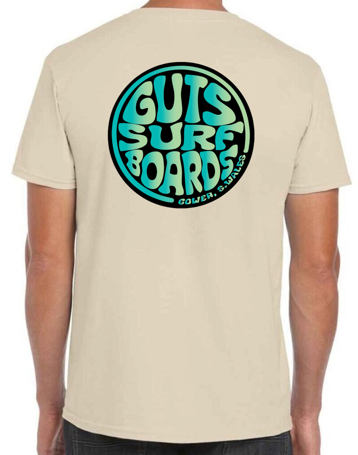 Beige Guts Retro T-Shirt