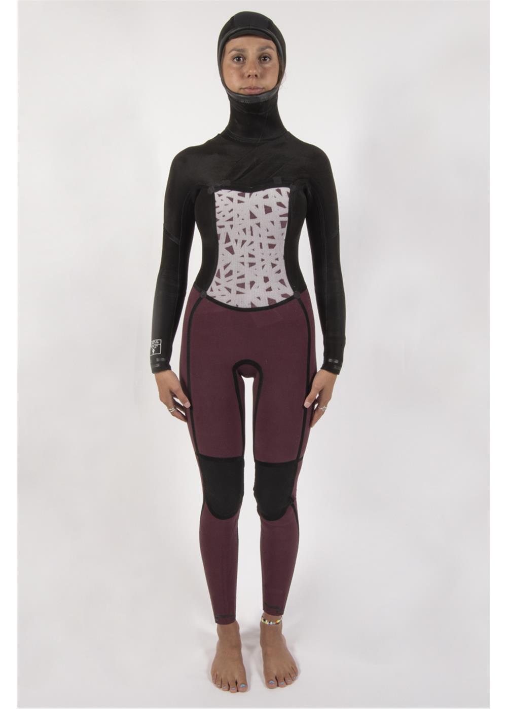 Sisstr 7 seas 5/4 Hooded Chest Zip Wetsuit