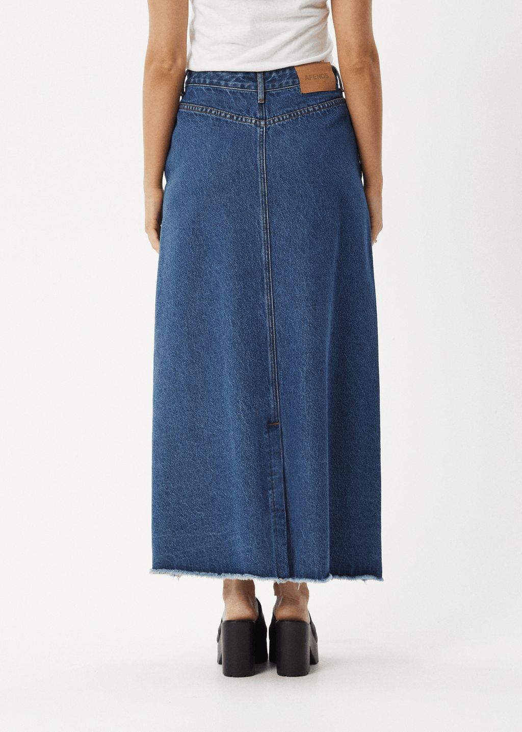 Afends Chichi- Denim Midi Skirt