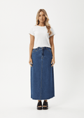 Afends Chichi- Denim Midi Skirt